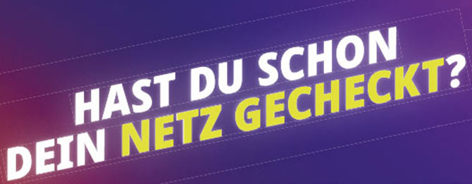 Bild Wir checken wieder unser Netz!